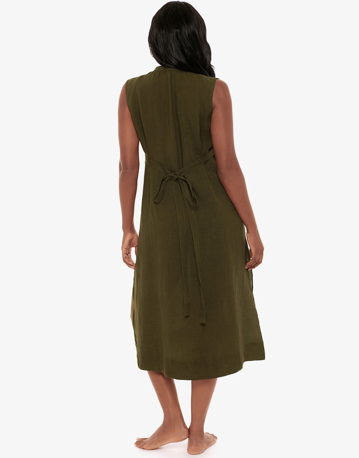 Miraclesuit Pleated Beach Dress - Nori - Simply Beach UK