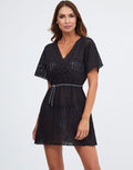 Portofino Mini Dress - Black - Simply Beach UK