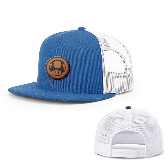 Snapback Flatbill / Royal Blue and White / One Size