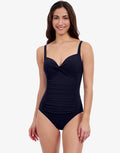 Gottex Profile Tutti Frutti Sweetheart Twist Swimsuit - Black - Simply Beach UK