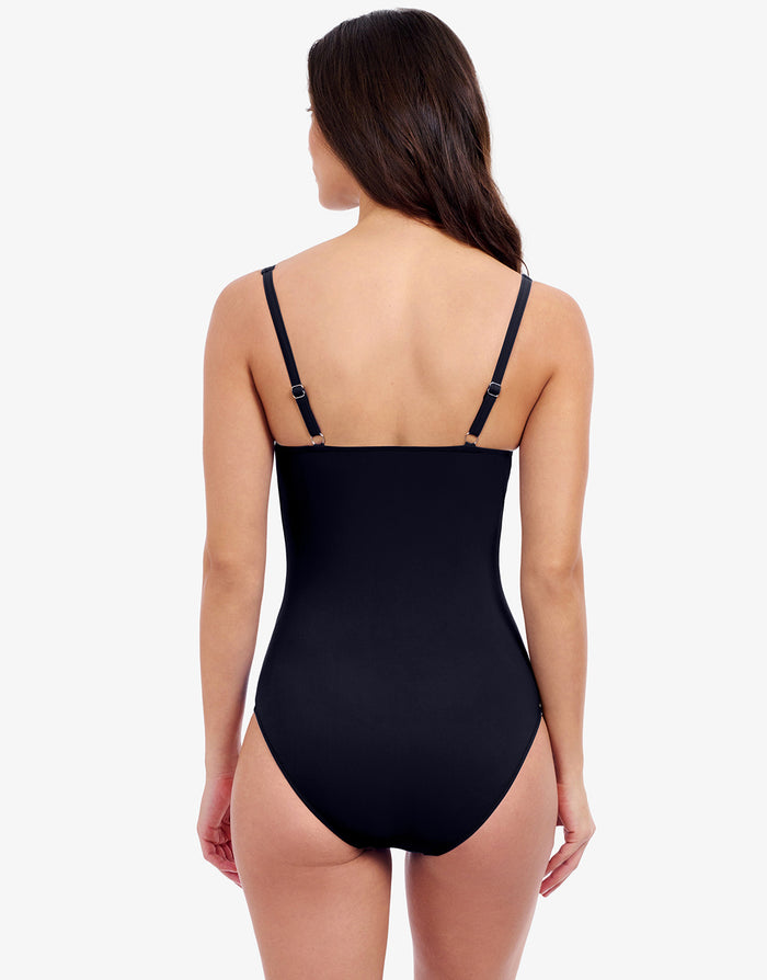 Gottex Profile Tutti Frutti Sweetheart Twist Swimsuit - Black - Simply Beach UK