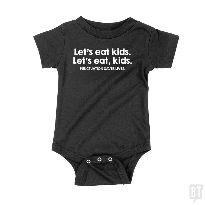 Punctuation Saves Lives Baby One-Piece