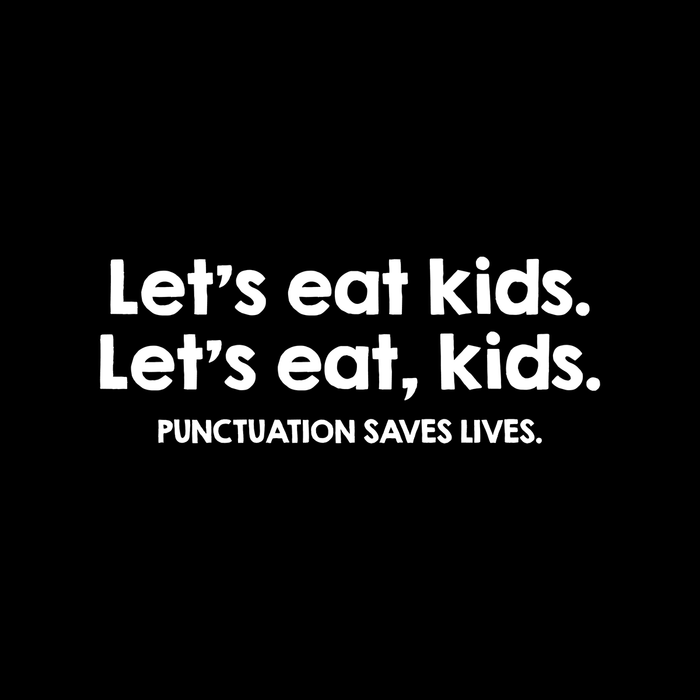 Punctuation Saves Lives Baby One-Piece