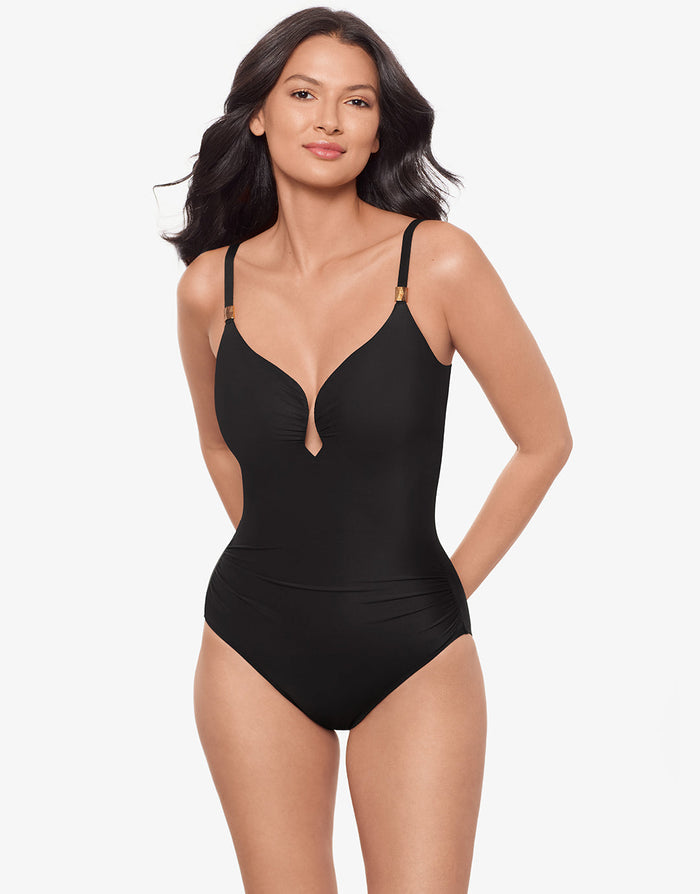 Miraclesuit Razzle Dazzle Antheia Swimsuit - Black - Simply Beach UK