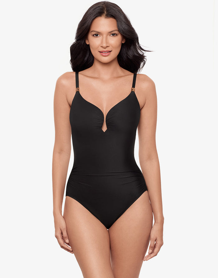 Miraclesuit Razzle Dazzle Antheia Swimsuit - Black - Simply Beach UK