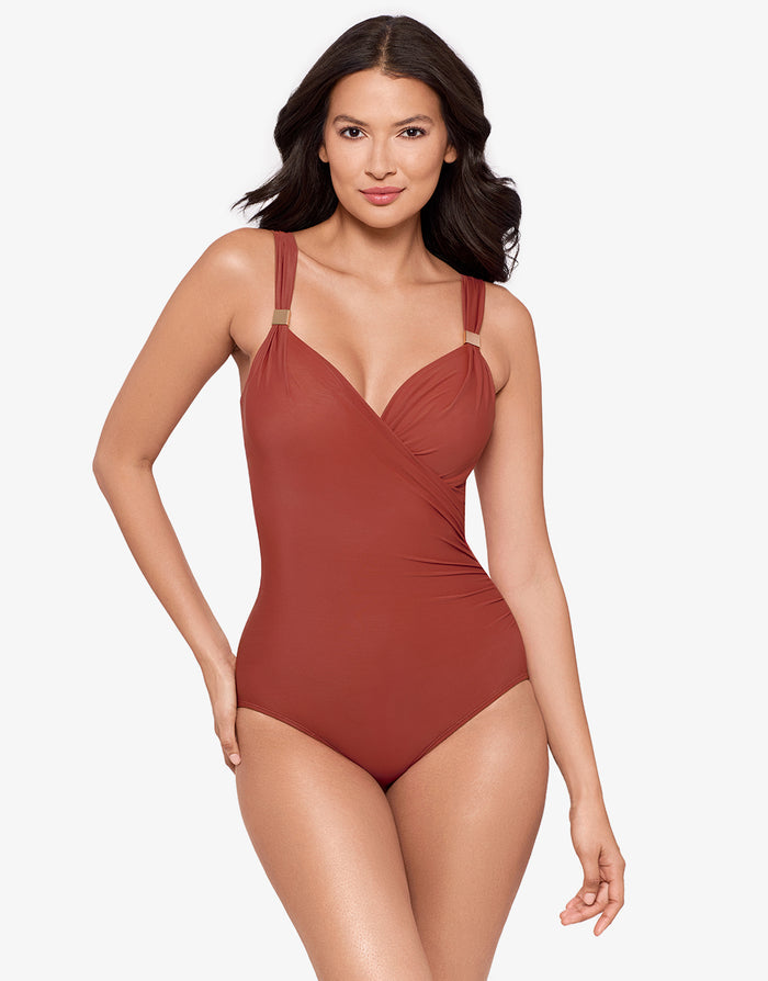 Miraclesuit Razzle Dazzle Siren Swimsuit - Terra - Simply Beach UK