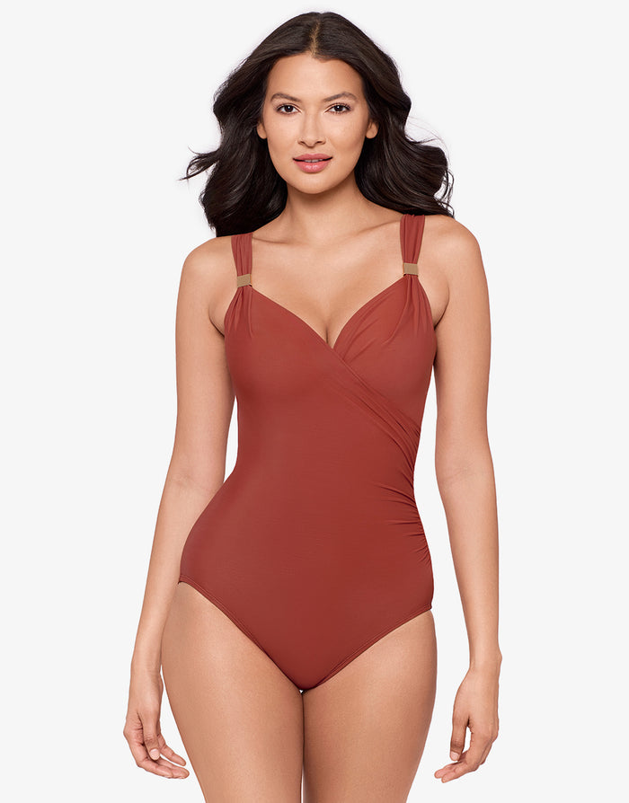 Miraclesuit Razzle Dazzle Siren Swimsuit - Terra - Simply Beach UK