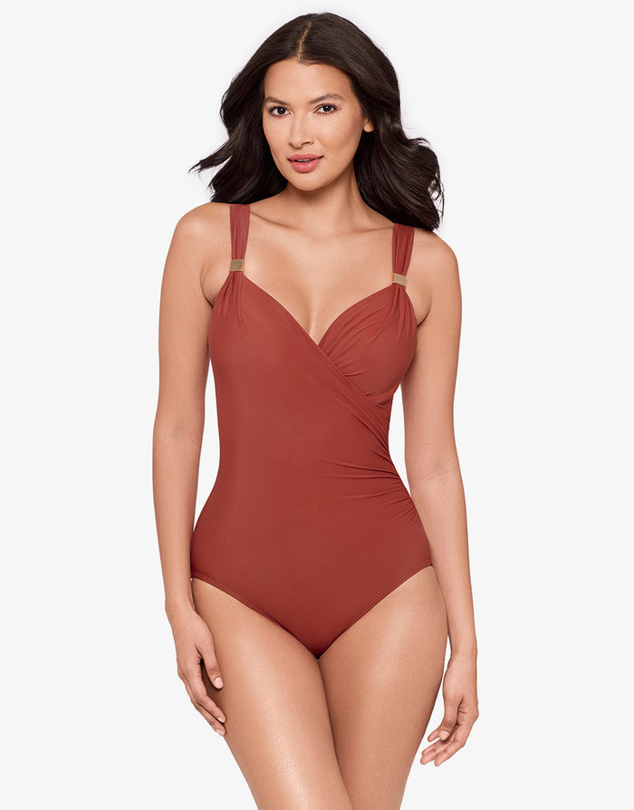 Miraclesuit Razzle Dazzle Siren Swimsuit - Terra - Simply Beach UK