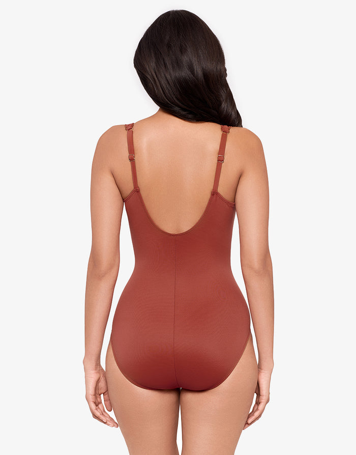 Miraclesuit Razzle Dazzle Siren Swimsuit - Terra - Simply Beach UK