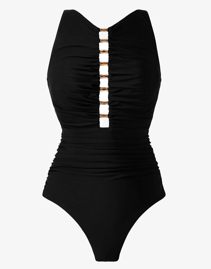 Miraclesuit Razzle Dazzle Swizzle Swimsuit - Black - Simply Beach UK