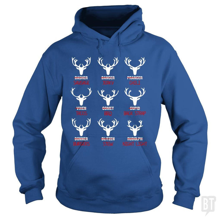 SunFrog-Busted Anjaka Hoodie / Royal Blue / S Deer Emoticon