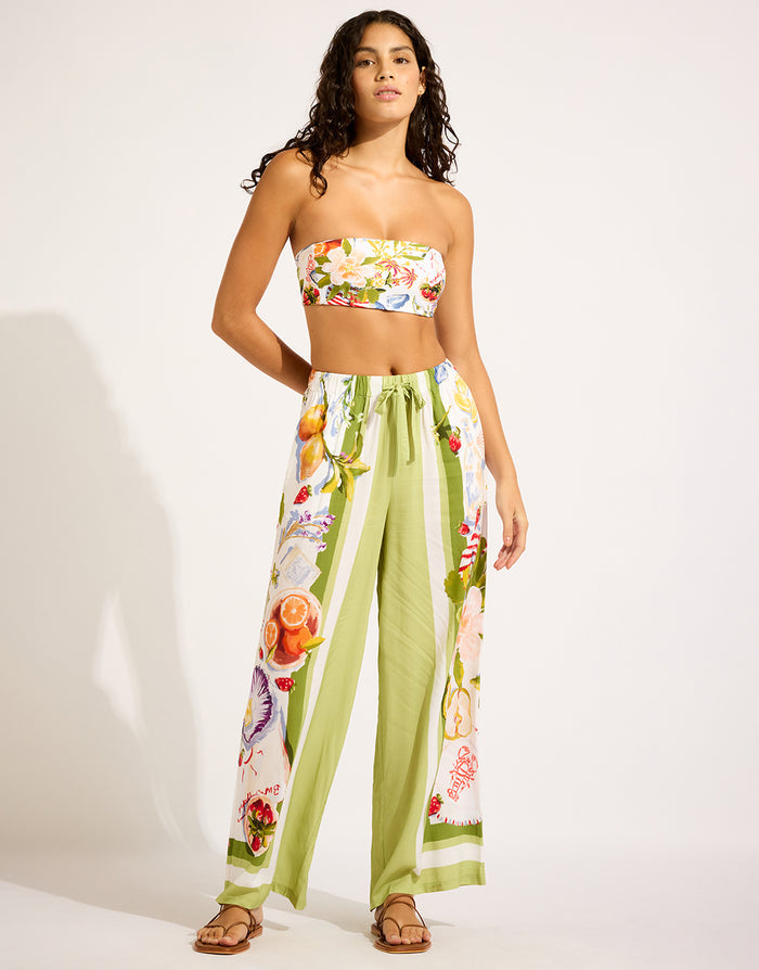 Seafolly Riviera Coast Pant - Sage - Simply Beach UK