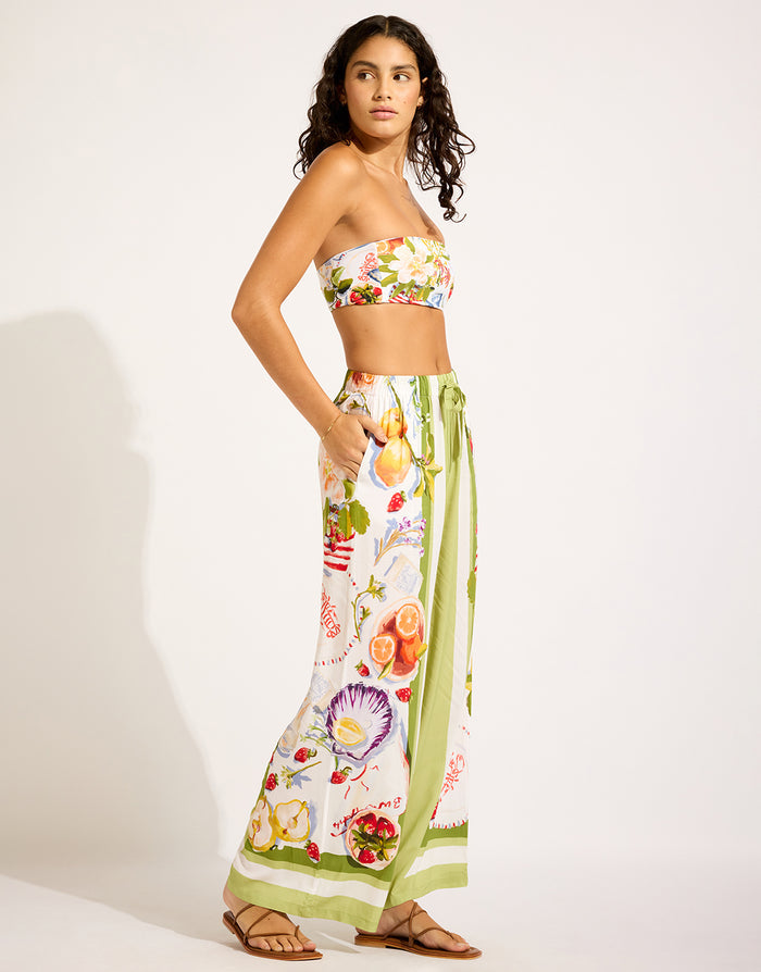 Seafolly Riviera Coast Pant - Sage - Simply Beach UK