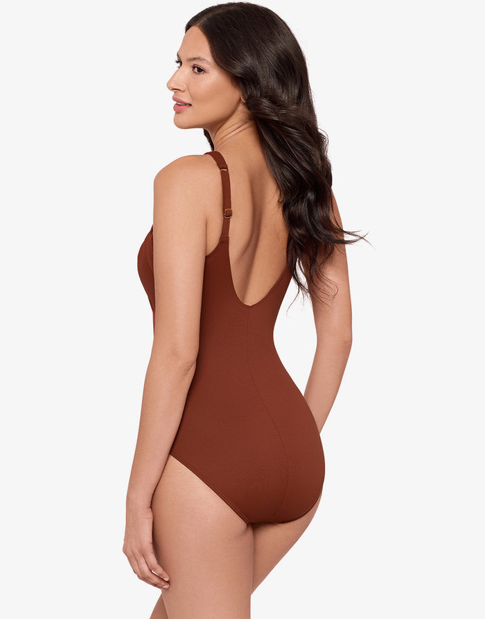 Miraclesuit Rock Solid Aphrodite Swimsuit - Copper - Simply Beach UK