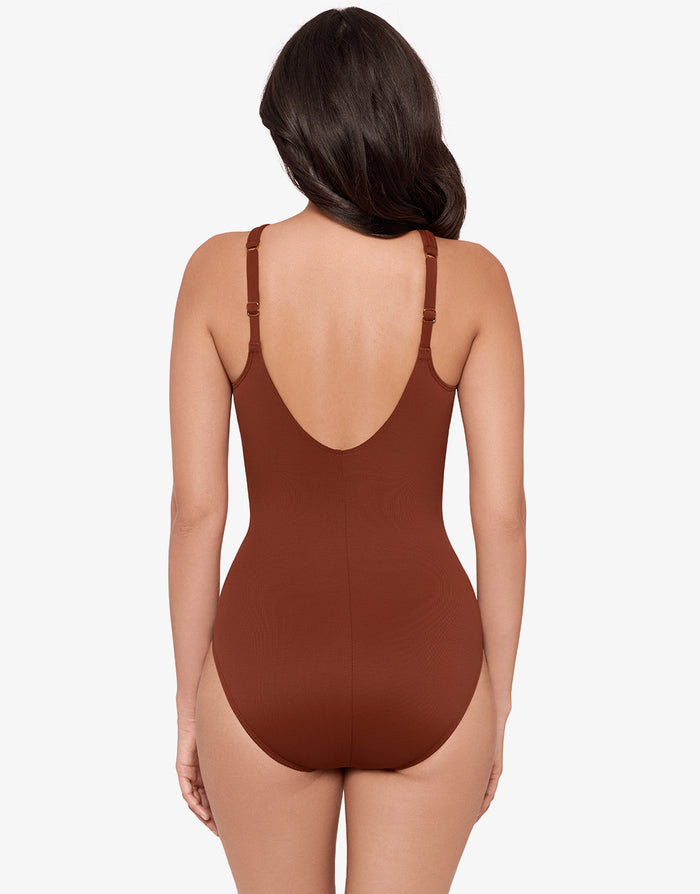 Miraclesuit Rock Solid Aphrodite Swimsuit - Copper - Simply Beach UK
