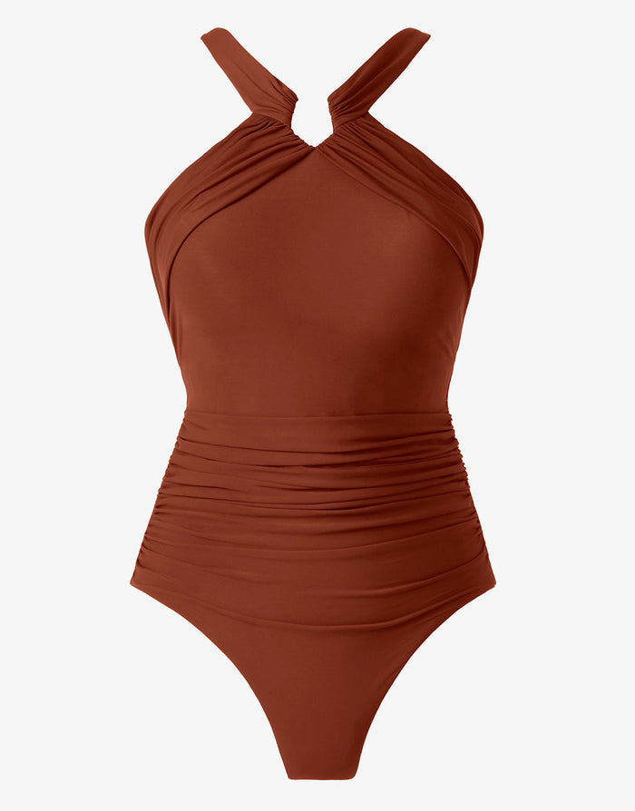 Miraclesuit Rock Solid Aphrodite Swimsuit - Copper - Simply Beach UK