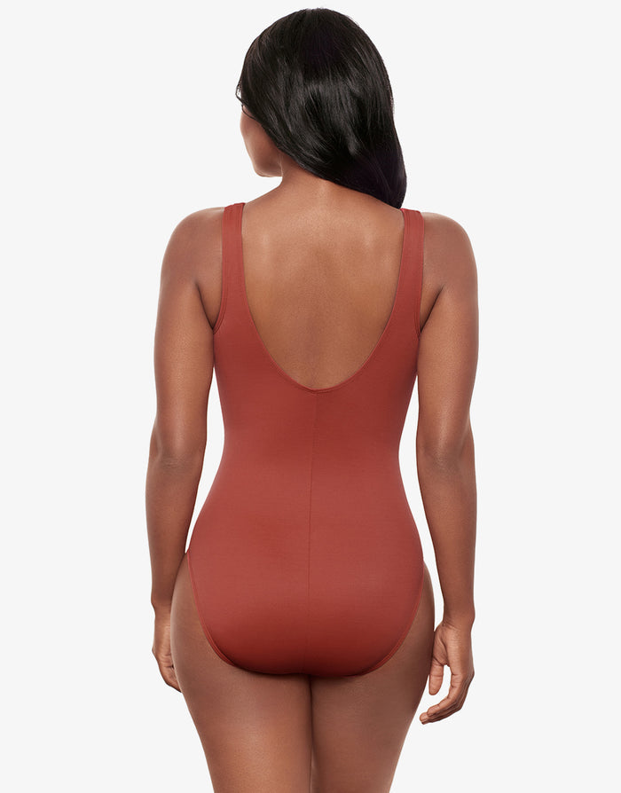 Miraclesuit Rock Solid Avra Swimsuit - Terra - Simply Beach UK