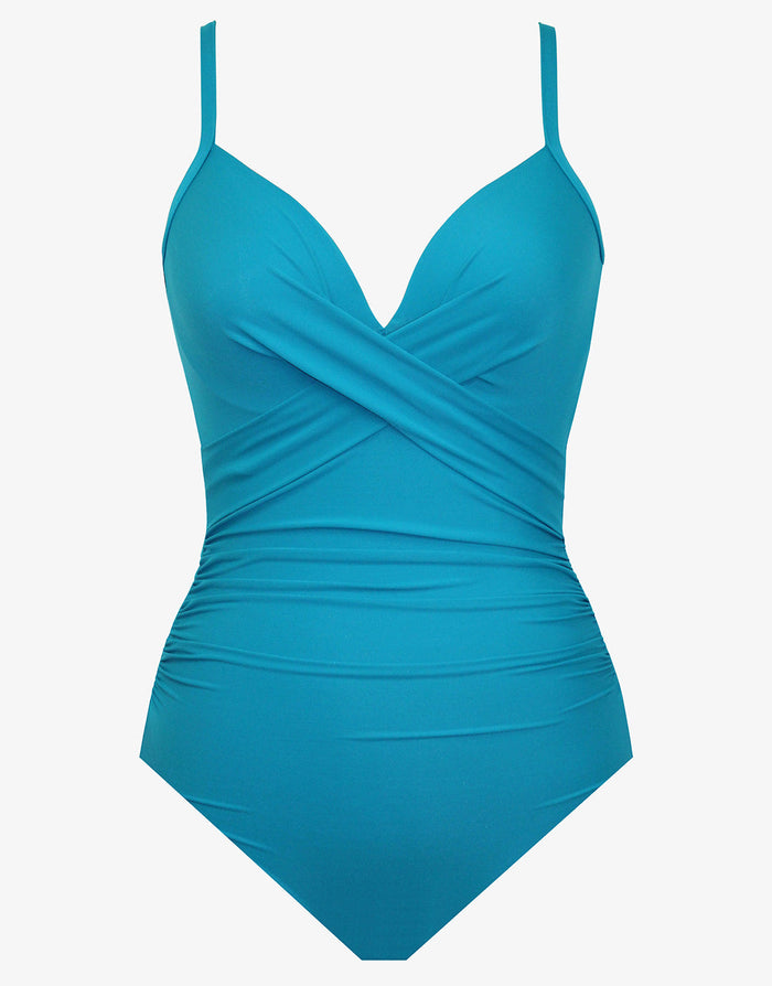 Rock Solid Captivate Swimsuit - Malibu Blue - Simply Beach UK