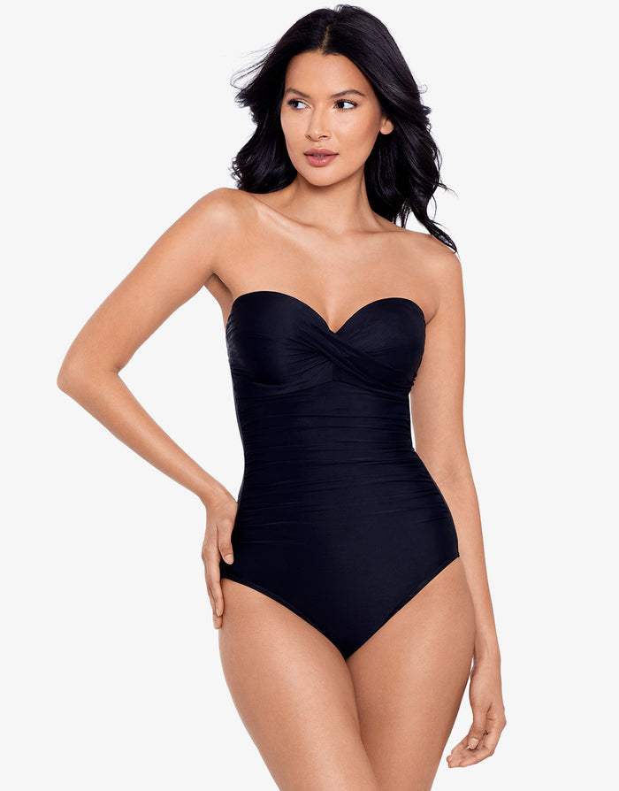 Rock Solid Madrid Swimsuit - Black - Simply Beach UK