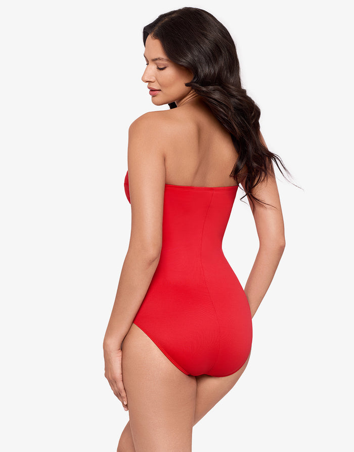 Miraclesuit Rock Solid Madrid Swimsuit - Poppy - Simply Beach UK