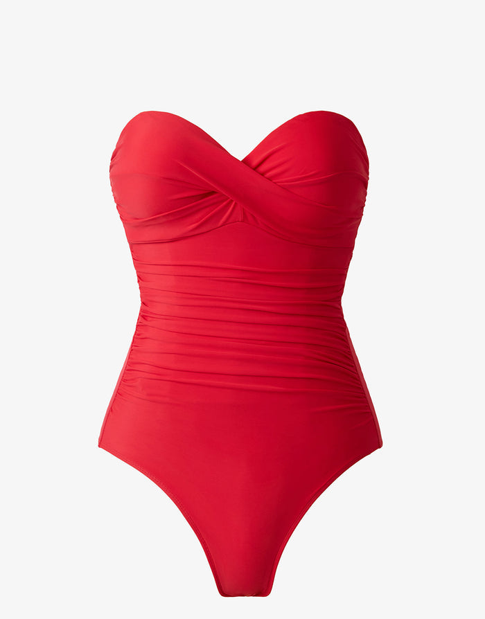 Miraclesuit Rock Solid Madrid Swimsuit - Poppy - Simply Beach UK