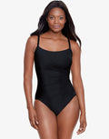 Rock Solid Starr Swimsuit - Black - Simply Beach UK