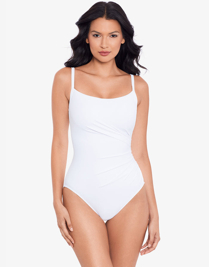 Rock Solid Starr Swimsuit - White - Simply Beach UK