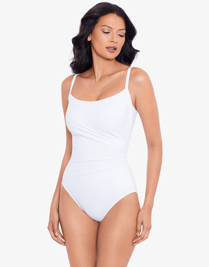 Rock Solid Starr Swimsuit - White - Simply Beach UK