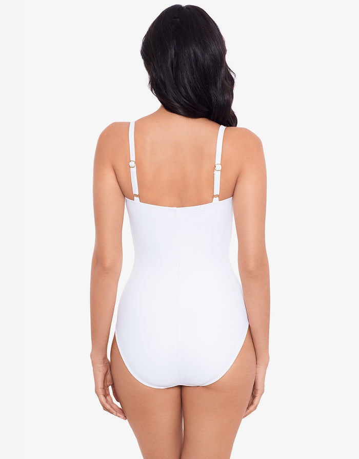 Rock Solid Starr Swimsuit - White - Simply Beach UK