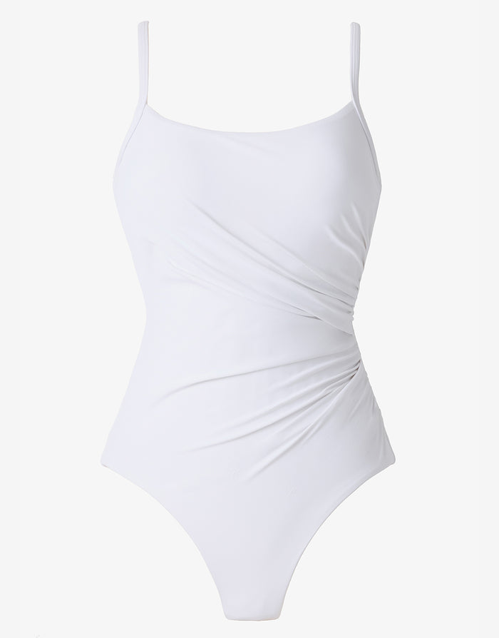 Rock Solid Starr Swimsuit - White - Simply Beach UK
