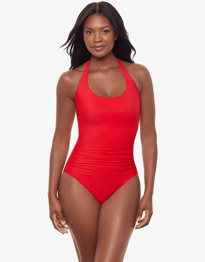 Miraclesuit Rock Solid Utopia Swimsuit - Poppy - Simply Beach UK