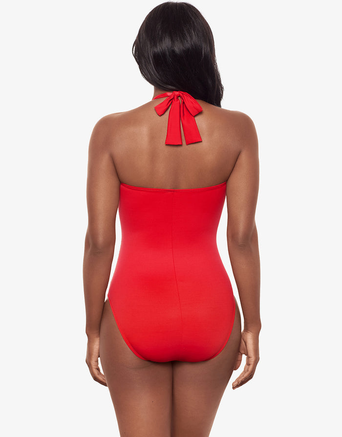 Miraclesuit Rock Solid Utopia Swimsuit - Poppy - Simply Beach UK