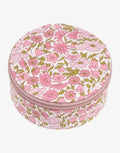 Emilia Round Jewellery Box - Liberty Poppy and Daisy - Simply Beach UK