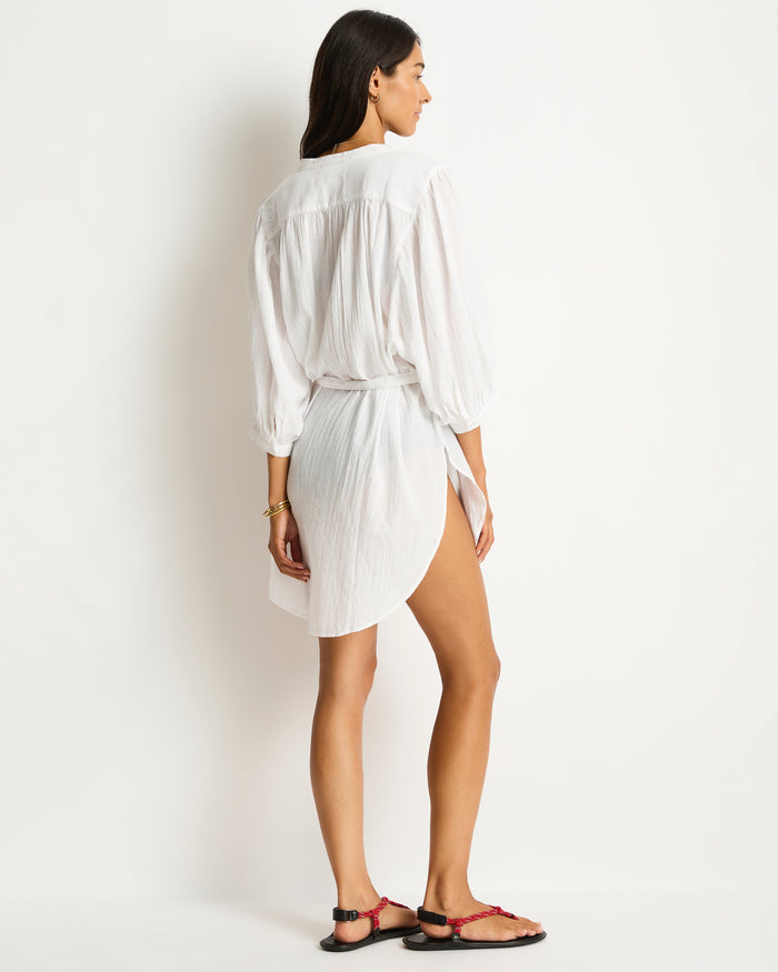 Sea Level Salt Boho Shirt - White - Simply Beach UK