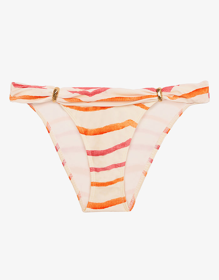 ViX Paula Hermanny Sandstone Bia Tube Full Bikini Pant - Print - Simply Beach UK