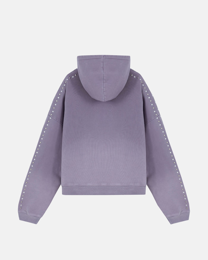 Santa Unión Basic  Boxy Hoodie Purple