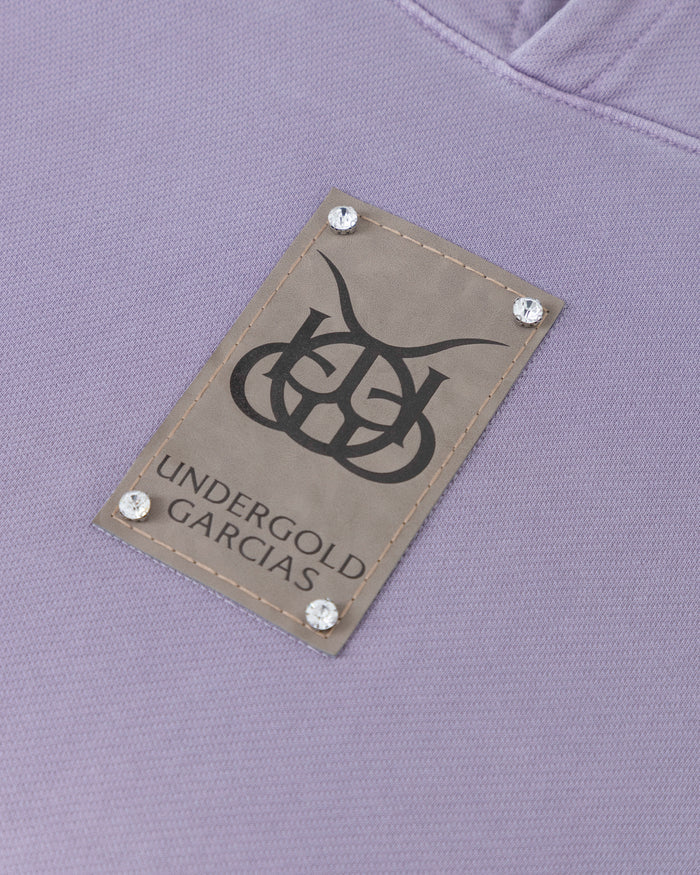 Santa Unión Basic  Boxy Hoodie Purple
