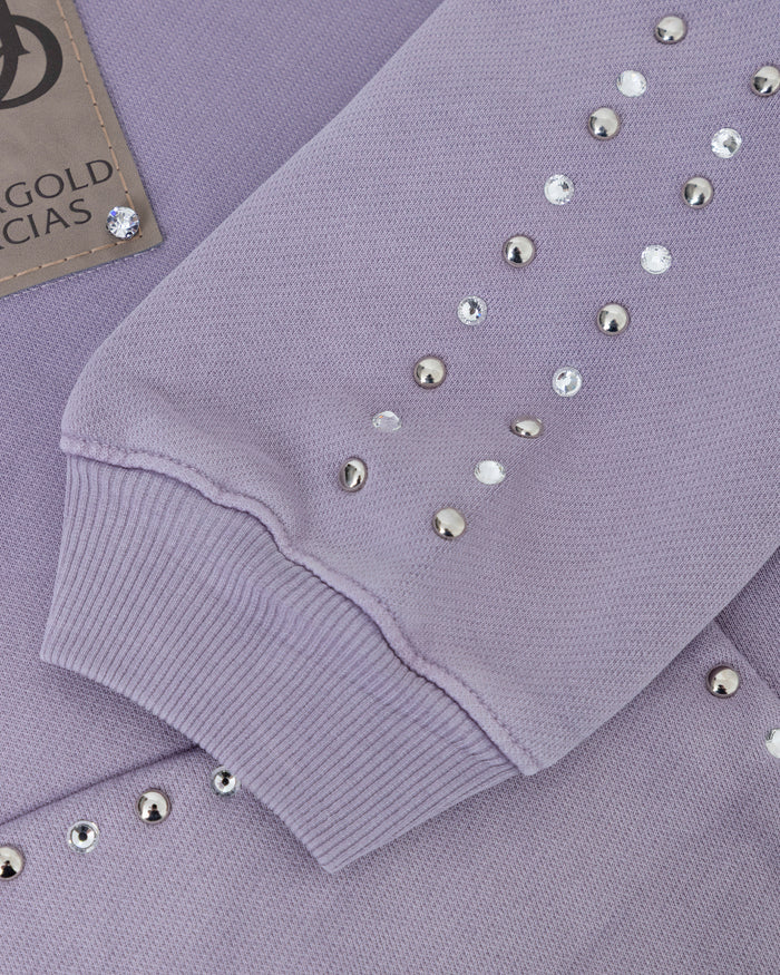 Santa Unión Basic  Boxy Hoodie Purple