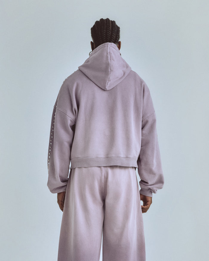Santa Unión Basic  Boxy Hoodie Purple