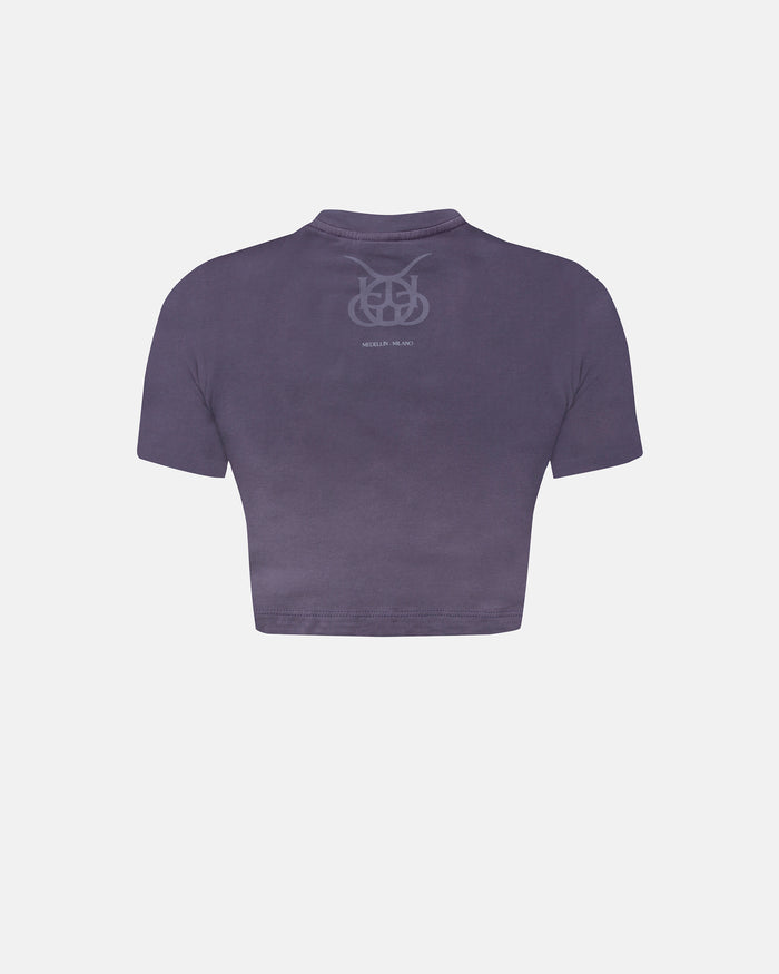 Santa Unión "Unión" Baby Tee Purple