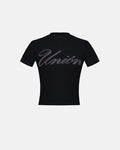 Santa Union "Unión" Long Baby Tee Black