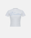 Santa Union "Unión" Long Baby Tee White