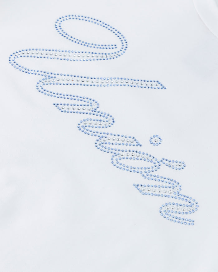 Santa Union "Unión" Long Baby Tee White
