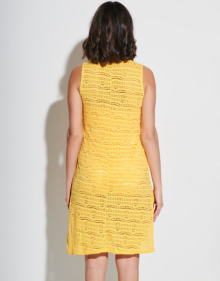 Tessy Saona Leila Beach Dress - Yellow - Simply Beach UK