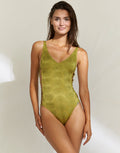Satin Craft Swimsuit - Shimmering Oasis - Simply Beach UK