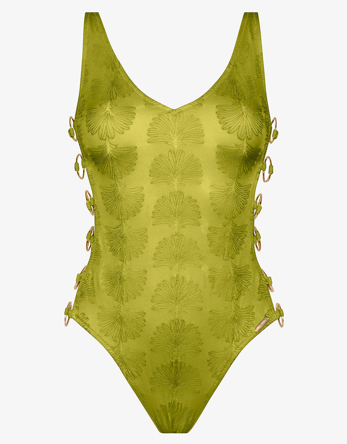 Satin Craft Swimsuit - Shimmering Oasis - Simply Beach UK