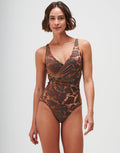 Jo Severin Savanna Underwired Wrap Swimsuit - Warm Earth - Simply Beach UK