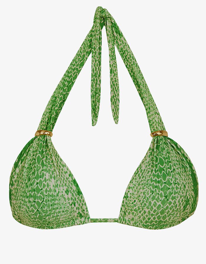 ViX Paula Hermanny Scandal Bia Tube Bikini Top - Green - Simply Beach UK
