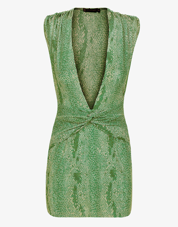 ViX Paula Hermanny Scandal Cindy Short Cover Up - Green - Simply Beach UK