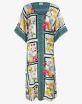 Scenery Maxi Kaftan - Monochrome Garden - Simply Beach UK
